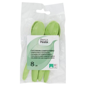 8 Cucchiaini Verdi Compostabili - Foto 1