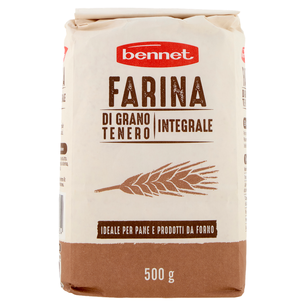 Farina Grano Tenero Integrale Bennet - Foto 3