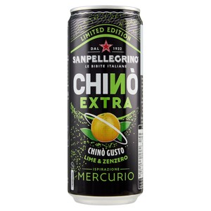Bibita Chino' Extra Lime-Zenzero In Lattina Sampellegrino - Foto 1