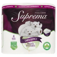 Carta Igienica Trapuntata 3 Veli Suprema , conf . Da 4 Rotoli Carta Igienica Trapuntata 3 Veli Suprema , conf . Da 4 Rotoli