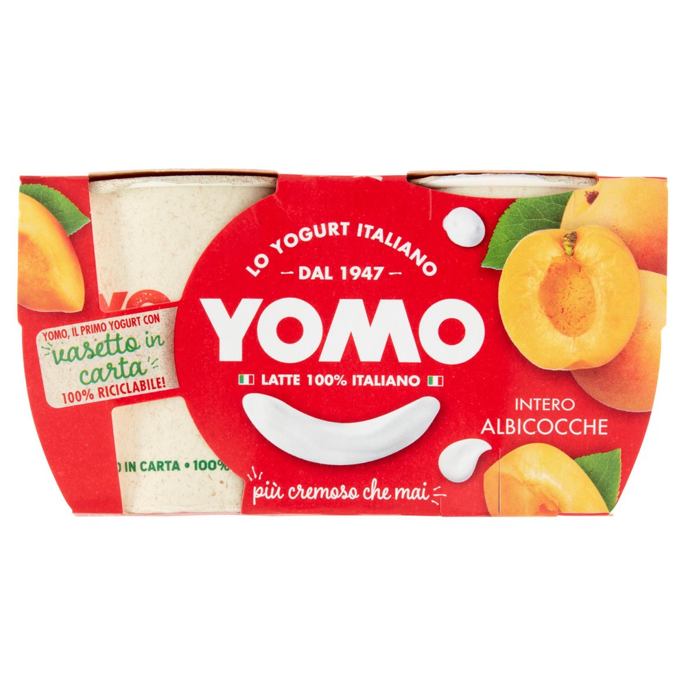Yogurt Yomo Albicocche 2 Da Gr.125