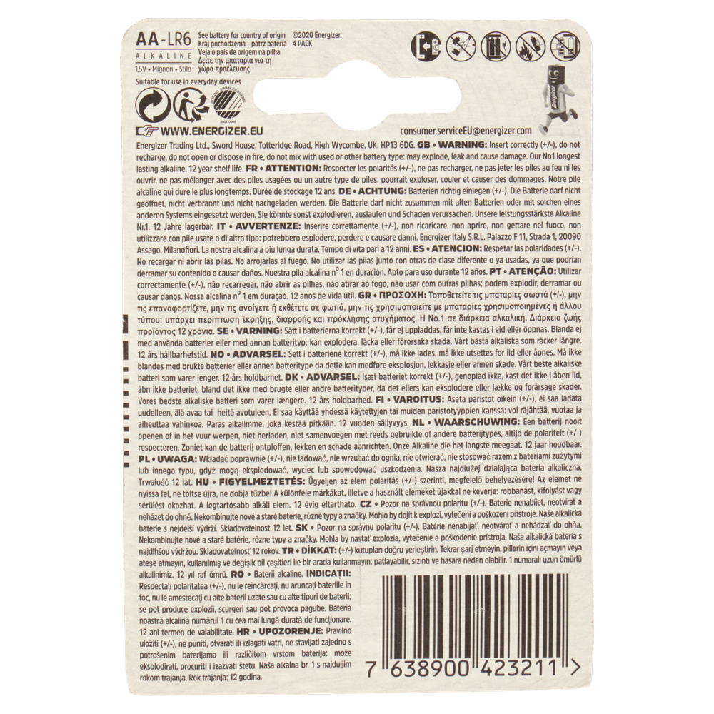 4 Pile Stilo Aa Max Plus Energizer - Foto 3