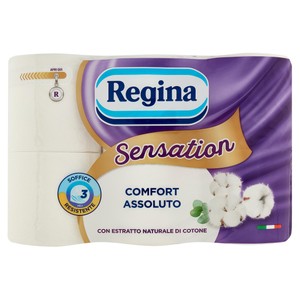 Carta Igienica Sensation Regina 2 Veli,Conf.Da 6