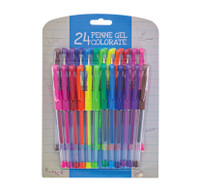 Set 24 Penne Gel Colorate. Lunga Durata E Colori Brillanti Set 24 Penne Gel Colorate. Lunga Durata E Colori Brillanti