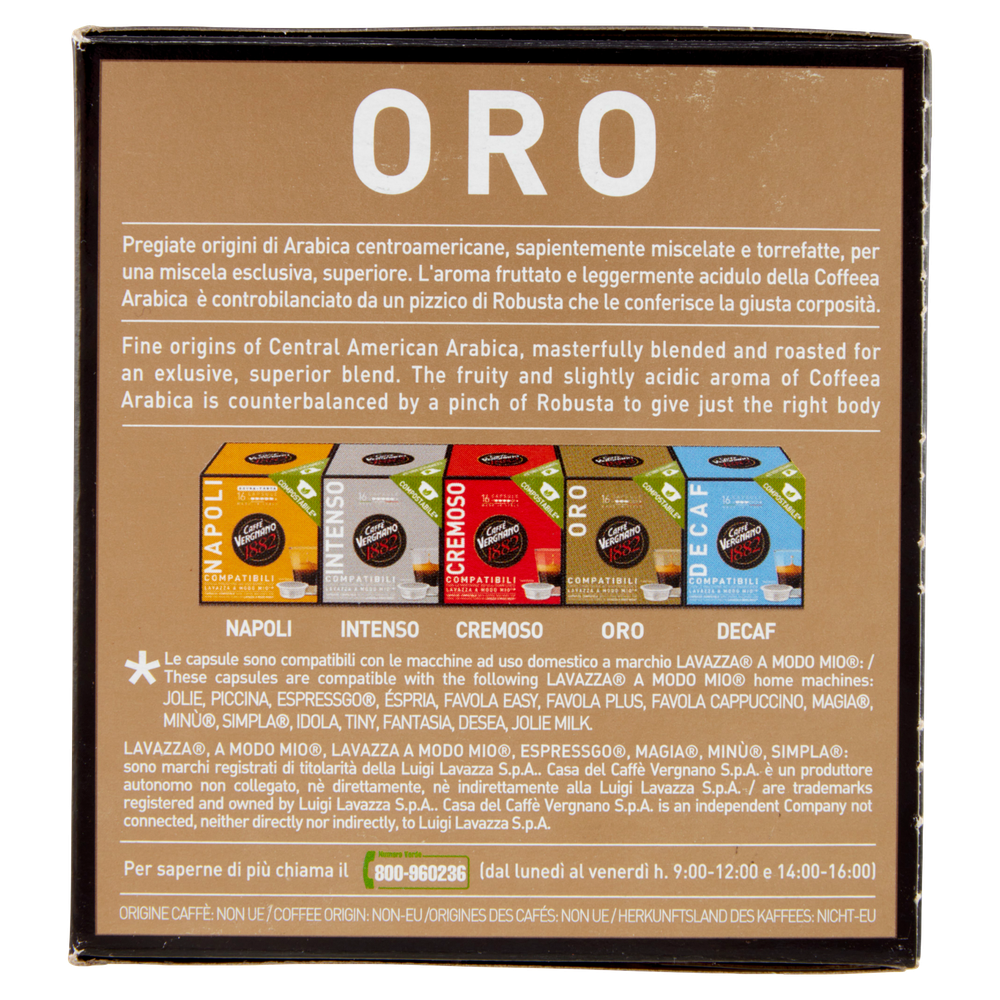 16 Capsule Caffè Arabica Vergnano Compatibili A Modo Mio - Foto 2