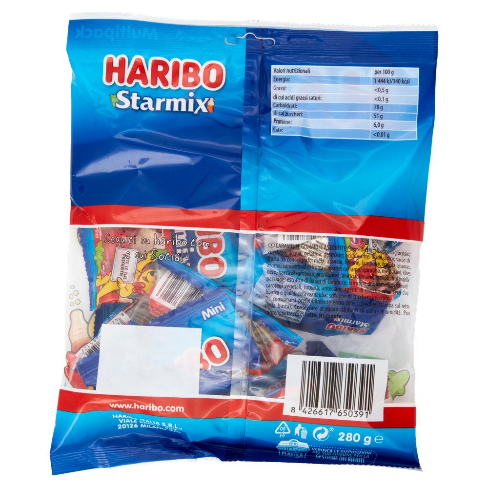 Caramelle Gommose Assortite Starmix 14x20g Mini Bustine Haribo - Foto 3