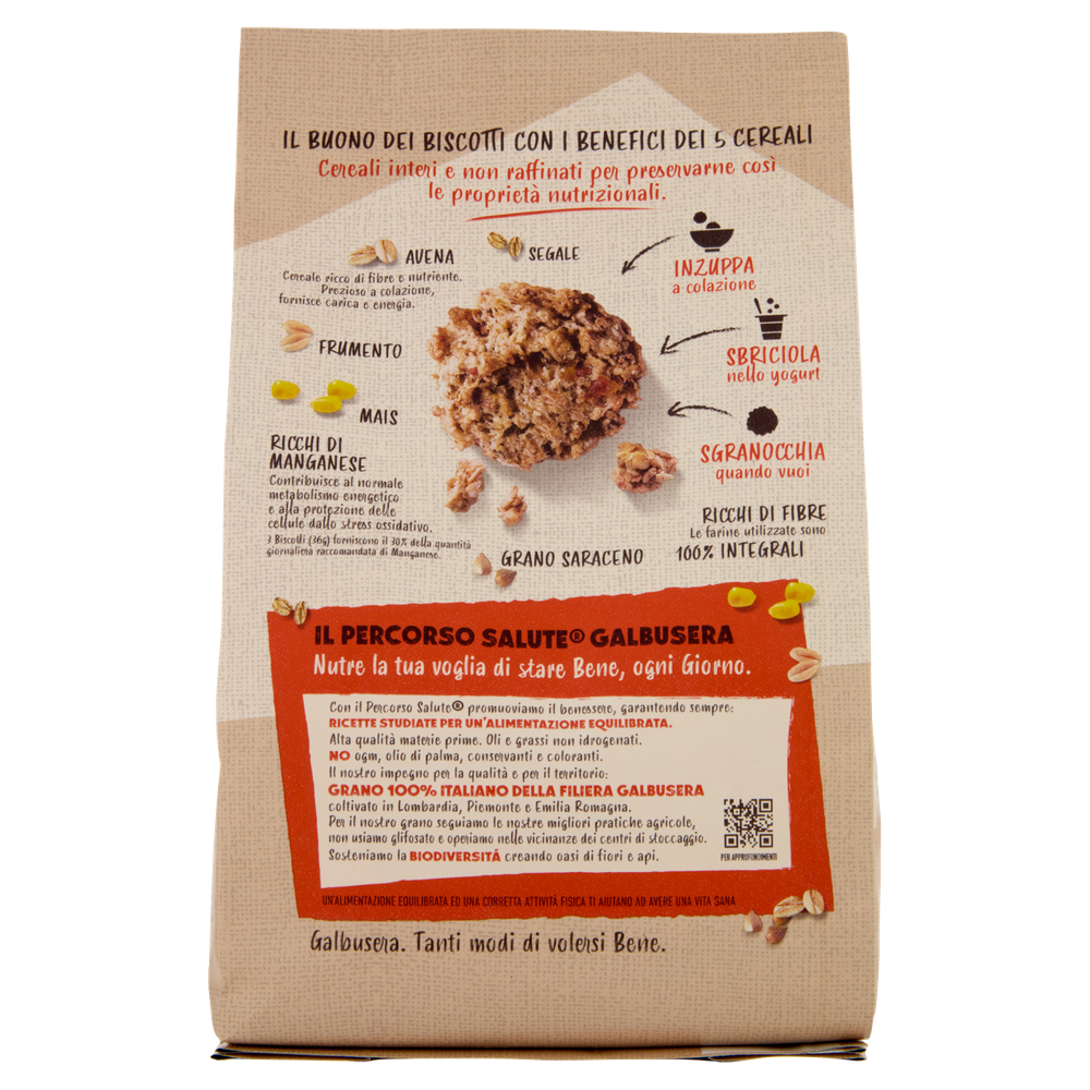 Biscotti Cereali G Granola E Frolla Con Albicocca E Arance Galbusera - Foto 3