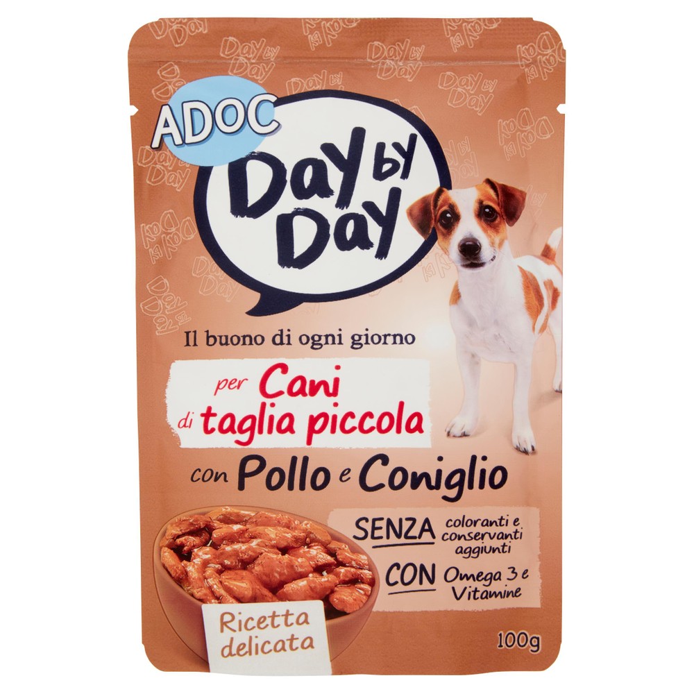 Alimento Umido Per Cani Pollo Coniglio Day By Day Adoc - Foto 1
