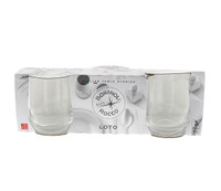 3 Bicchieri Acqua Loto Bormioli