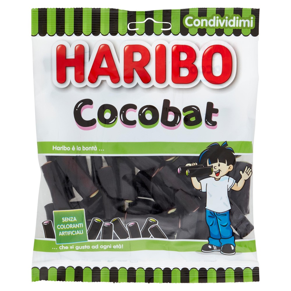Caramelle Cocobat Gommose Alla Liquirizia Haribo - Foto 1