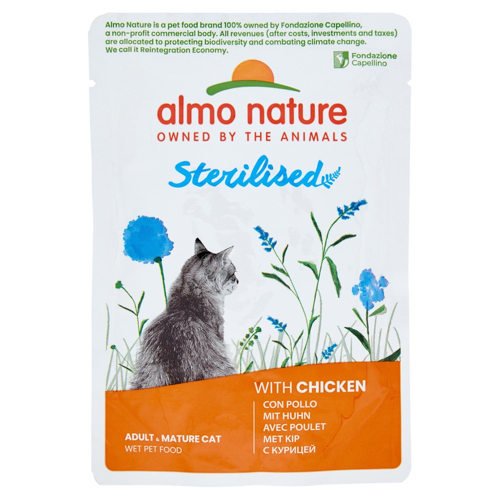 Alimento Umido Per Gatti Sterilizzati Al Pollo Almo Nature - Foto 1
