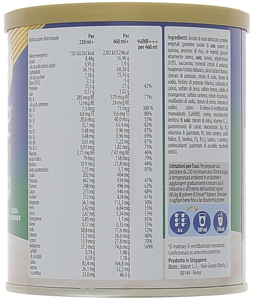 Ensure Advance 100% Vegetale Mandorla - Foto 2