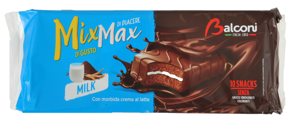 Merendine Mix Milk Cacao E Latte 10x35g Balconi - Foto 1