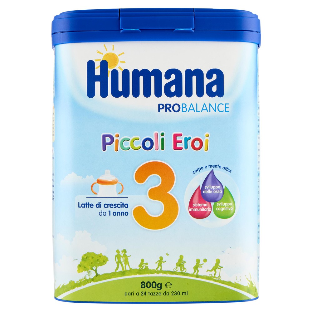Latte 3 In Polvere Piccoli Eroi Humana - Foto 1