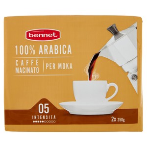 Caffè Macinato Per Moka 100% Arabica 2x250g Bennet - Foto 1