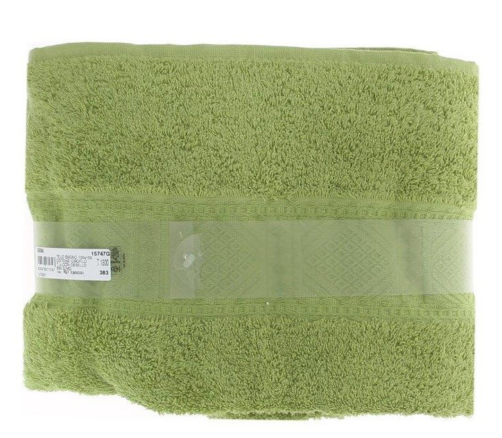 Telo  Spugna Cm100x150 Verde Muschio Gabel - Foto 2