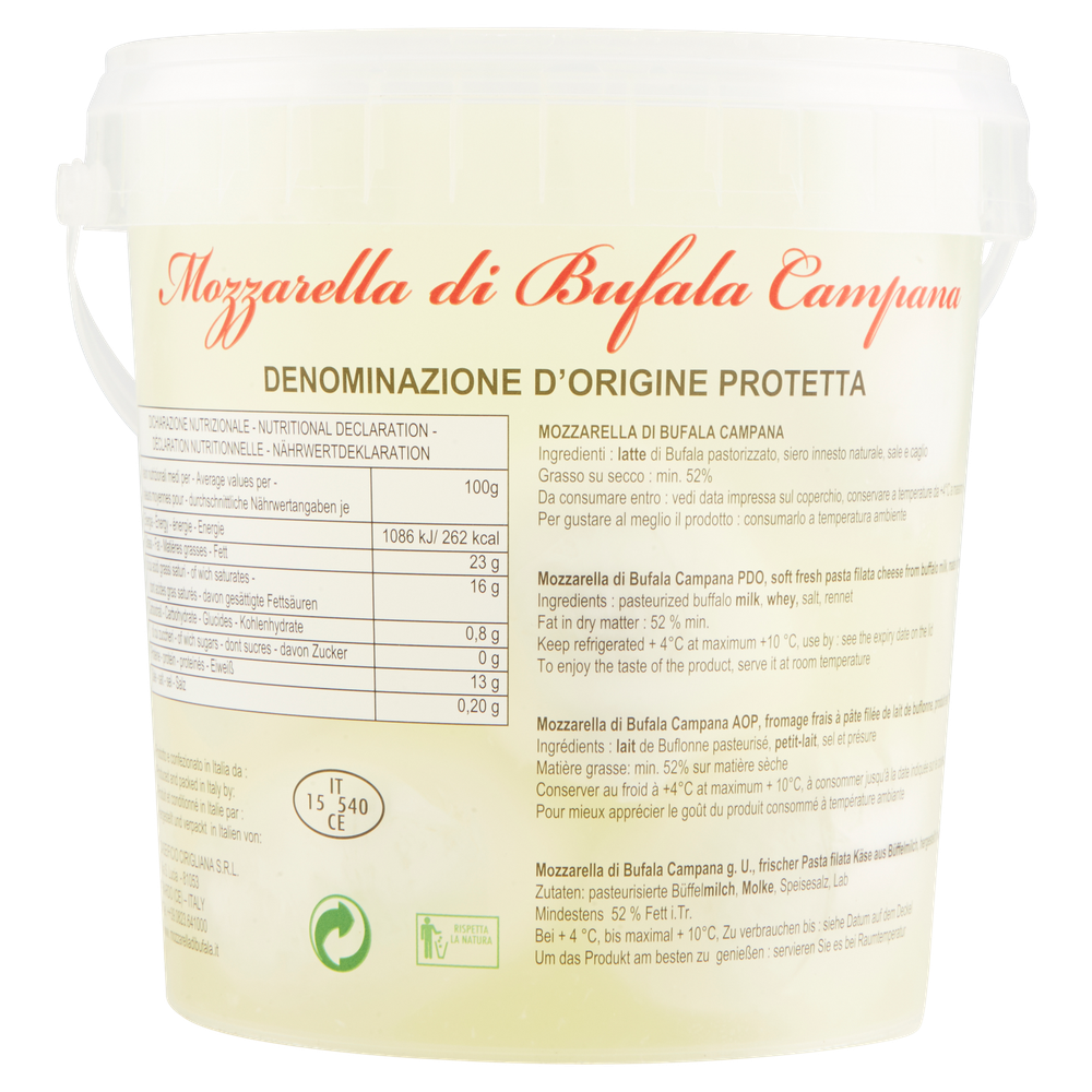 Mozzarella Bufala Campana Caseificio Cirigliana - Foto 3