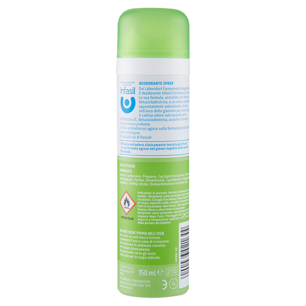 Deodorante Spray Freschezza Dinamica Infasil - Foto 3