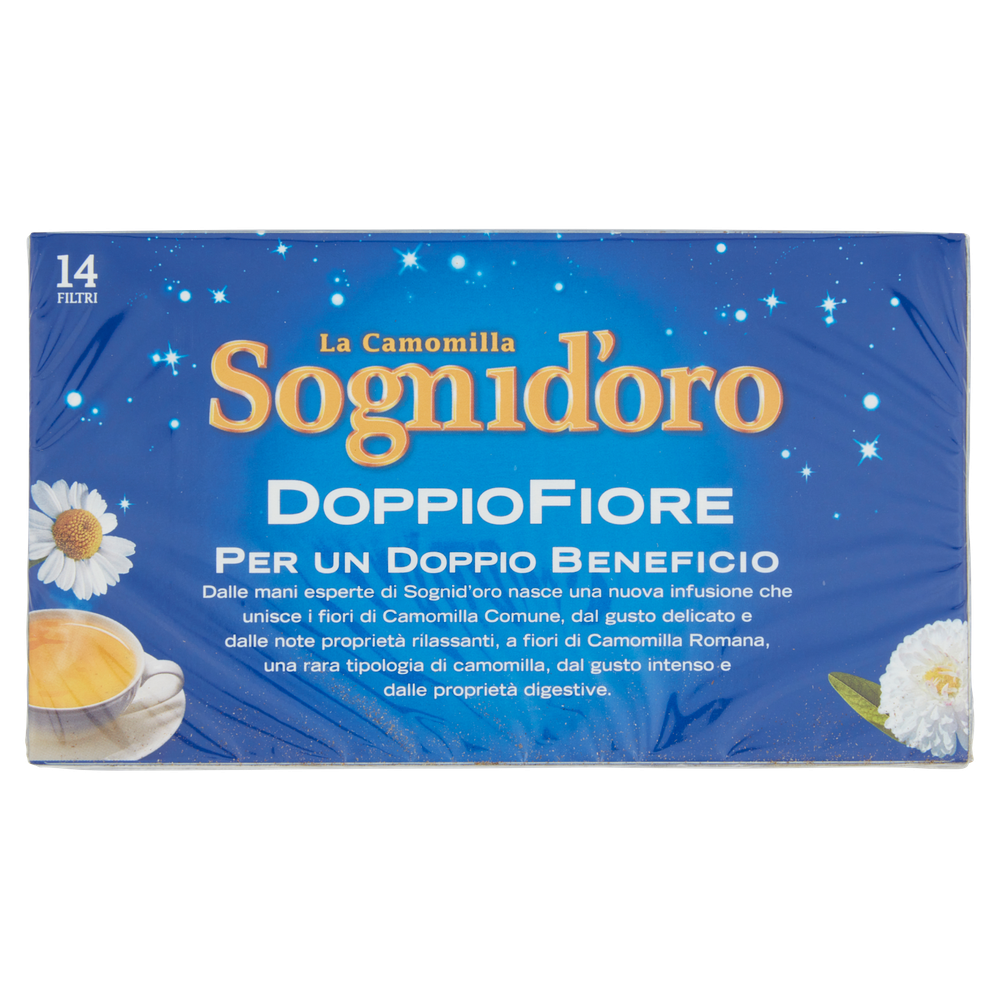 Infuso Camomilla Doppiofiore Rilassante In Filtri 14x1,8g Sogni D'oro - Foto 3