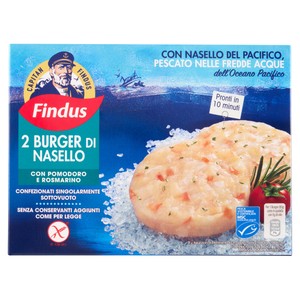 2 Burger Di Nasello Con Pomodoro E Rosmarino 170g Capitan Findus - Foto 1