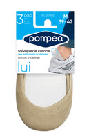 Salvapiedi Uomo 39 / 42 Naturale Conf Da 3 Pompea Salvapiedi Uomo 39 / 42 Naturale Conf Da 3 Pompea
