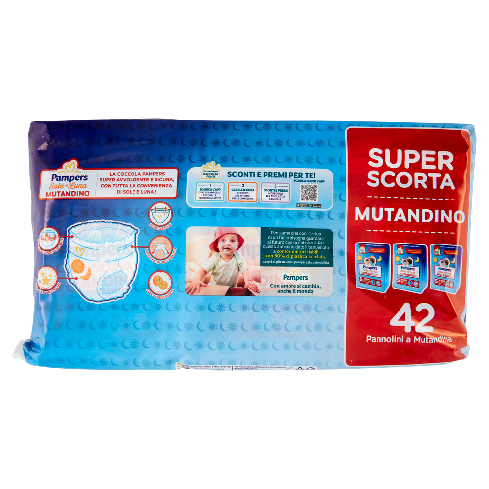 Pannolini Pampers Sole & Luna Junior Pz 42 - Foto 3