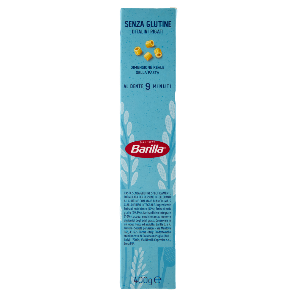 Pasta Senza Glutine Ditalini Rigati Barilla - Foto 2