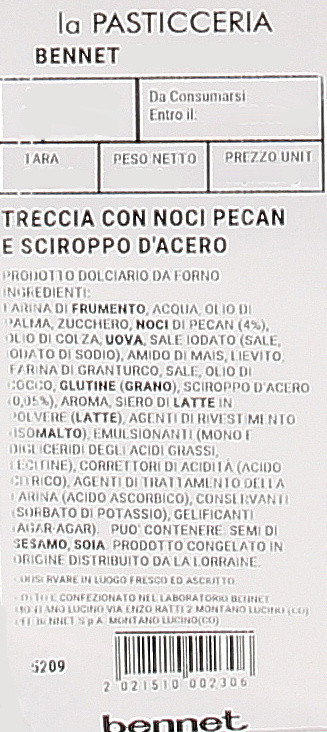 Treccia Con Noci Pecan E Sciroppo D'acero - Foto 3