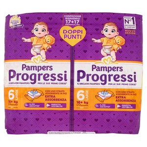 34 Pannolini Progressi Taglia XL Pampers - Foto 1