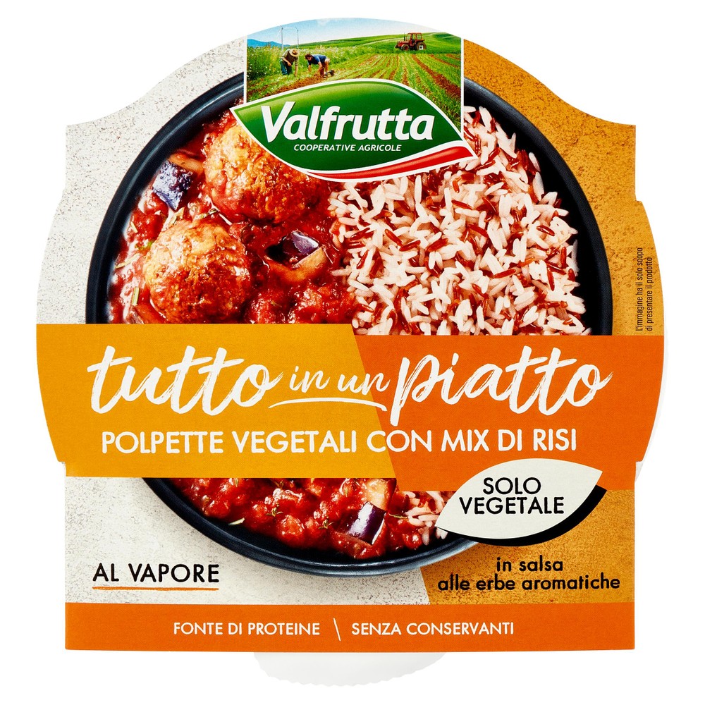 Polpette Vegetali Con Mix Di Risi In Salsa Alle Erbe Valfrutta - Foto 1