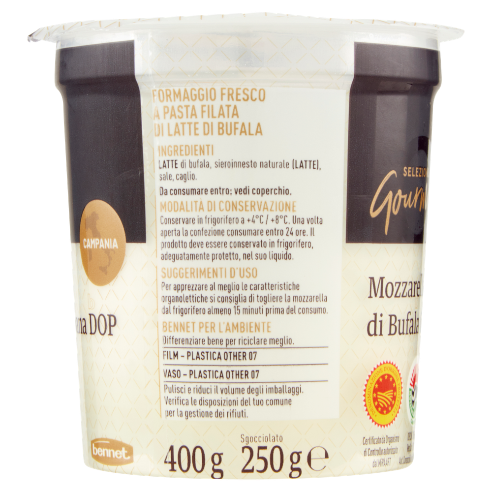 Mozzarella Di Bufala Campana Selezione Gourmet Bennet - Foto 2