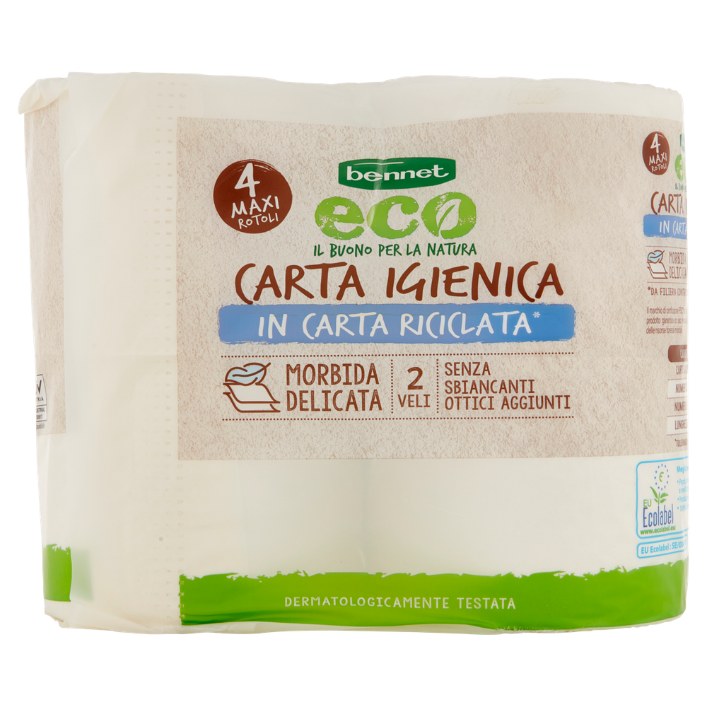 Carta Igienica In Carta Riciclata 2 Veli Maxi Bennet Eco - Foto 3