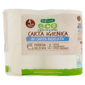 Carta Igienica In Carta Riciclata 2 Veli Maxi Bennet Eco - Foto 3