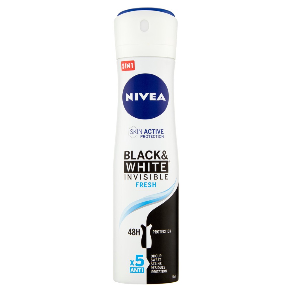 Deodorante Spray Invisible Black&White Fresh Nivea