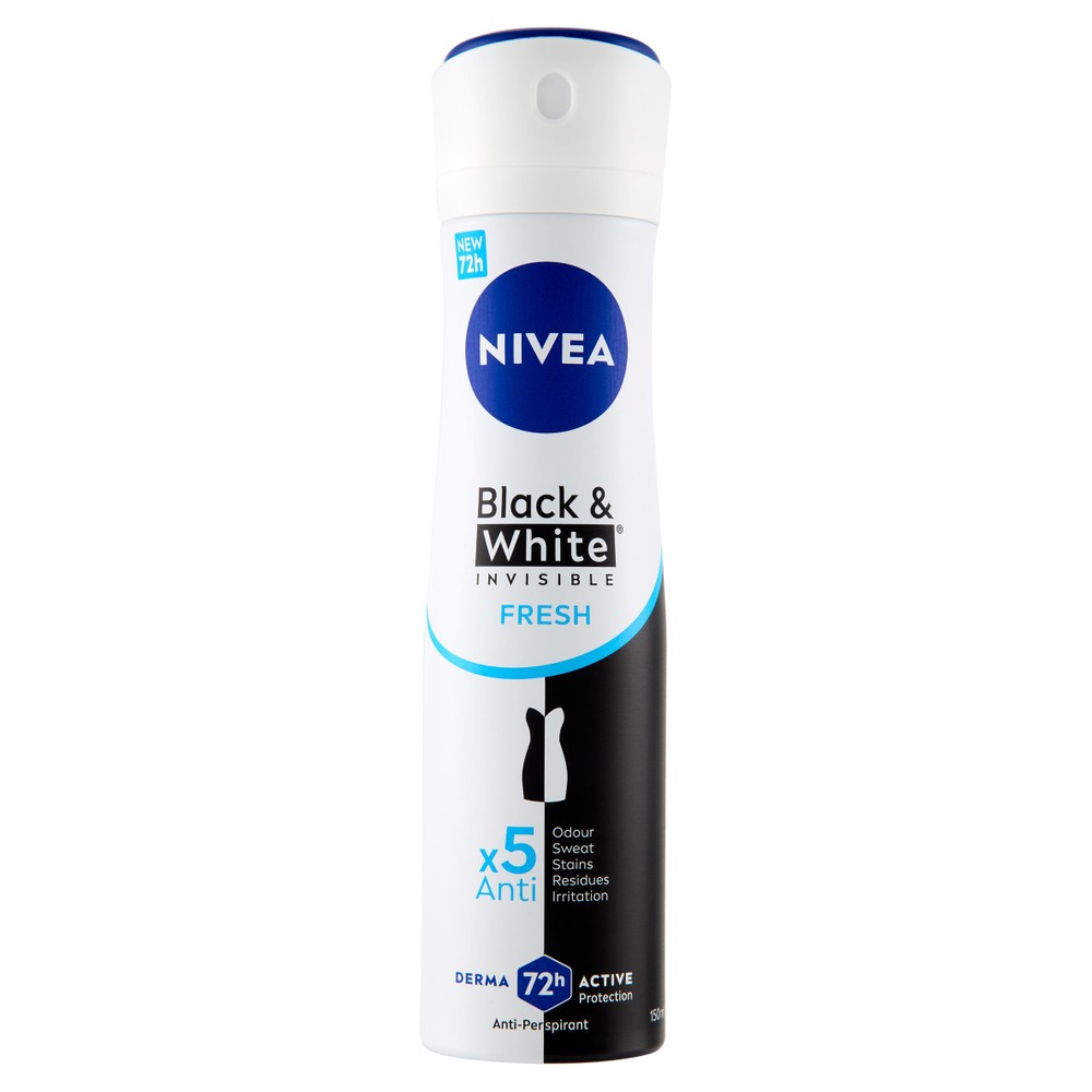 Deodorante Spray Invisible Black&White Fresh Nivea - Foto 1