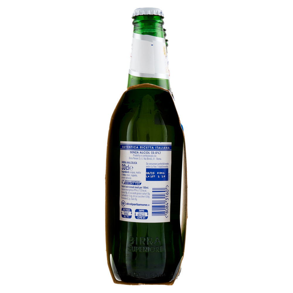 Birra Peroni Nastro Azzurro Analcolica 0.0% 3x33cl - Foto 2