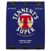 Birra Tennent's Super 3 Bottiglie Da Cl.27,5