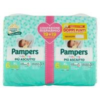 Pannolini Babydry Extra Large Taglia 6 (15-30 Kg) Pampers