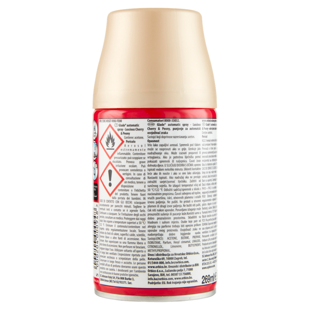 Ricarica Per Deodorante Ambiente Elettrico Cherry E Peony Glade Automa - Foto 3