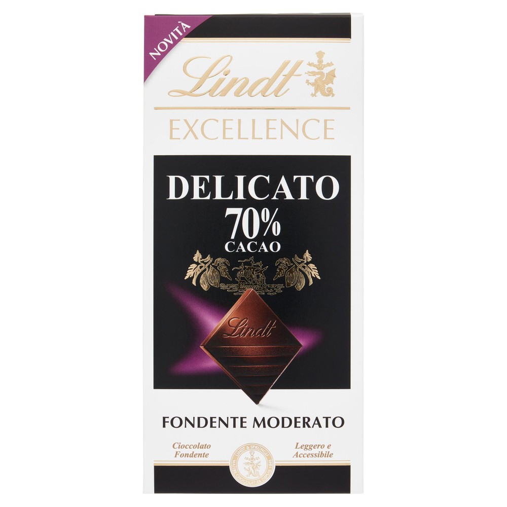 Tavoletta Di Cioccolato Excellence Fondente 70% Delicato Lindt - Foto 1