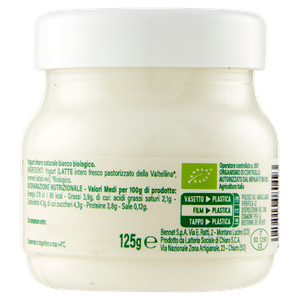 Yogurt Intero Bianco Naturale Bennet Bio - Foto 3
