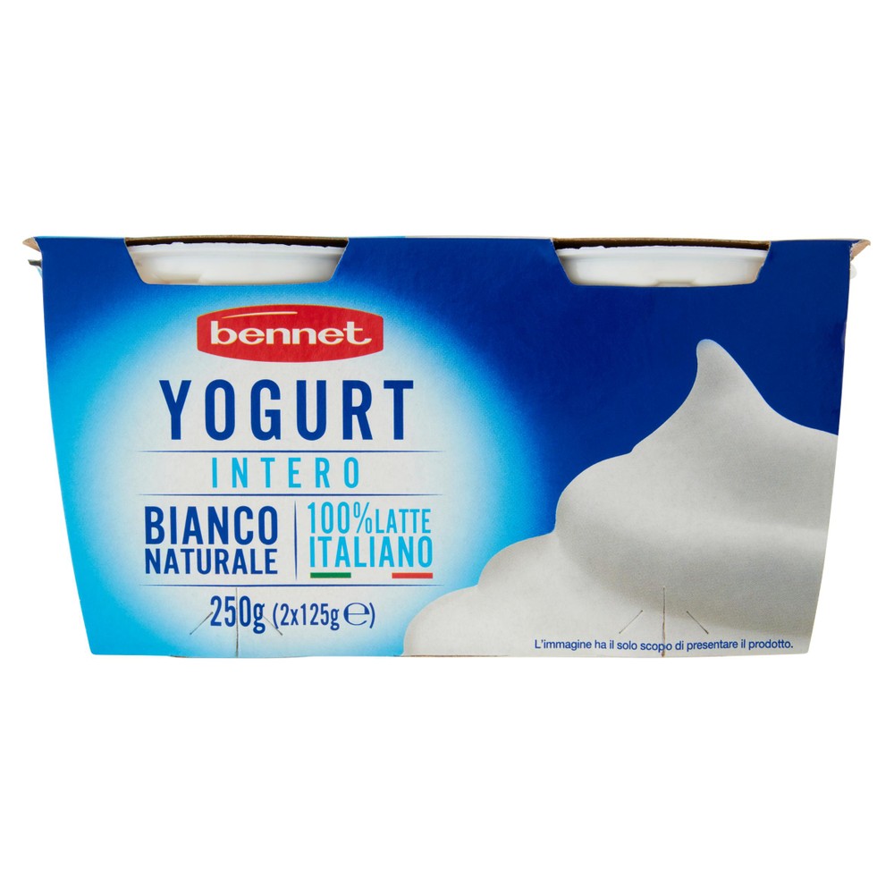 Yogurt Bianco Bennet 2 Da Gr.125