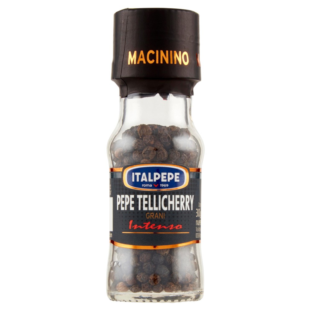 Pepe Tellicherry In Grani Essiccato Con Macinino Italpepe - Foto 1