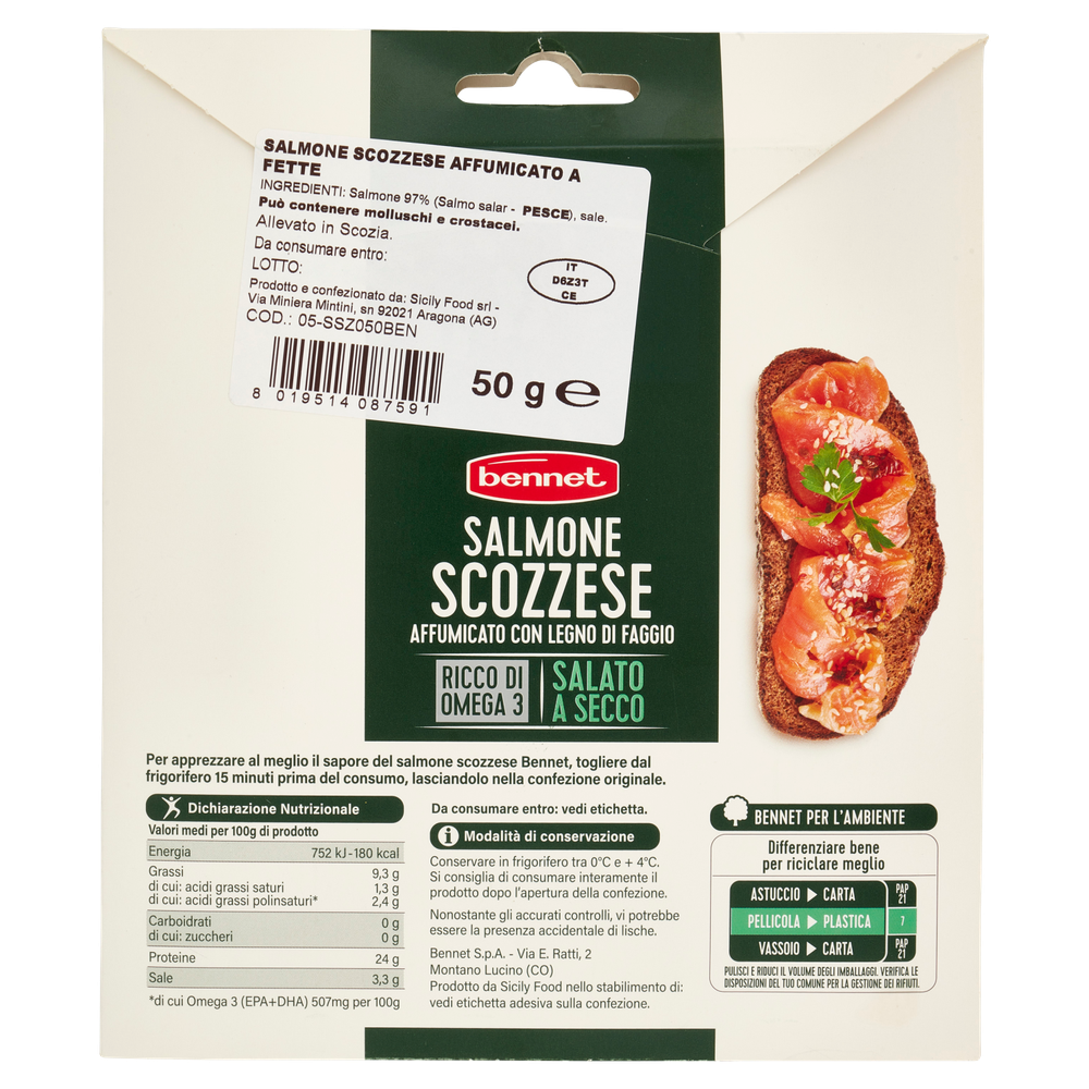 Salmone Scozzese Affumicato Bennet - Foto 3