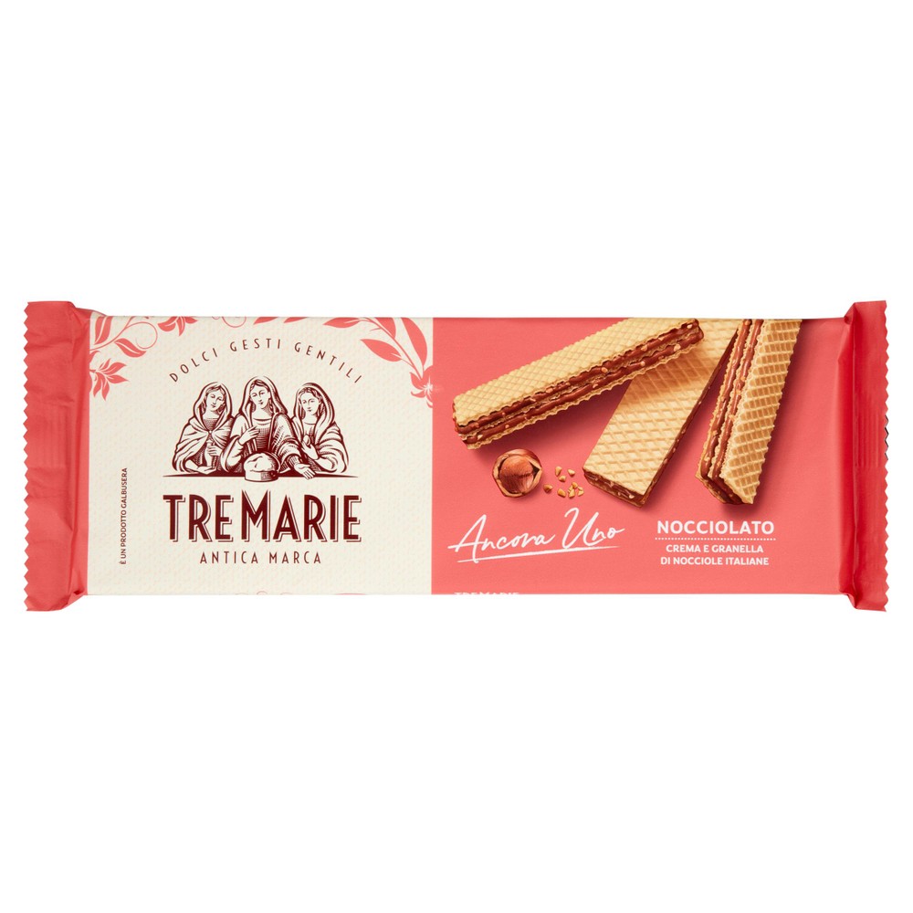 Wafer Ancora Uno Con Crema Alle Nocciole Tre Marie - Foto 1