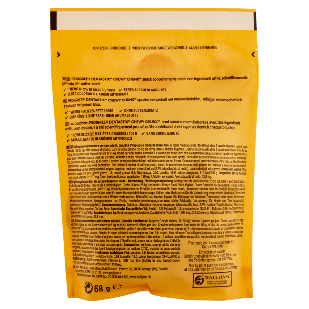 Pedigree Dentastix Chewy Chunks Snack Maxi Al Pollo - Foto 3