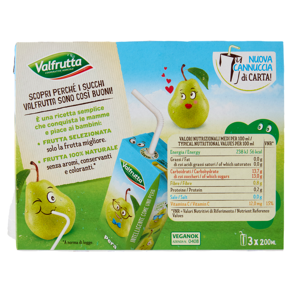 Nettare Pera 3x200 Ml. Valfrutta - Foto 3