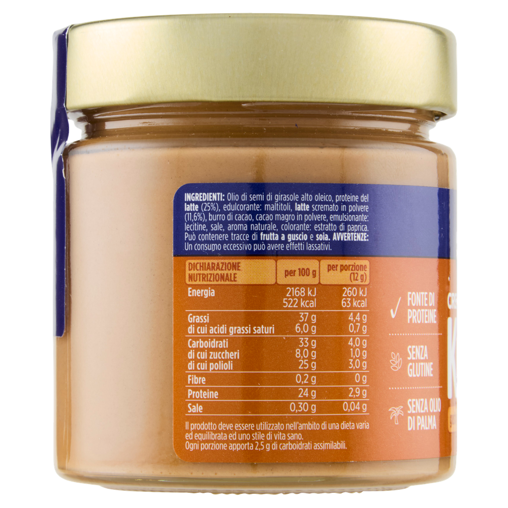Crema Proteica Keto Gusto Caramello Salato Enervit Protein - Foto 2