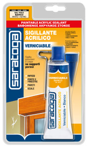 Sigillante Acrilico Bianco Verniciabile In Tubetto Saratoga Ml.60 - Foto 1