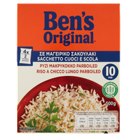 Ben's Original Riso A Chicco Lungo Parboiled 2x250g